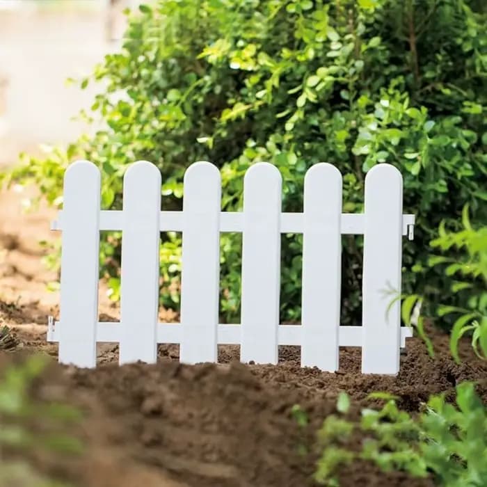 Clôture de cour en plastique pour jardin
