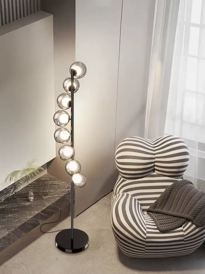 Lampadaire LED de luxe moderne pour salon canapé chambre support de chevet lumières hôtel Villa étude Lustre décoration de la maison luminaire