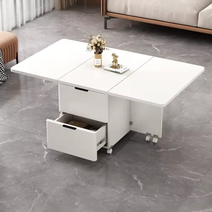 Table basse pliante italienne avec rangement