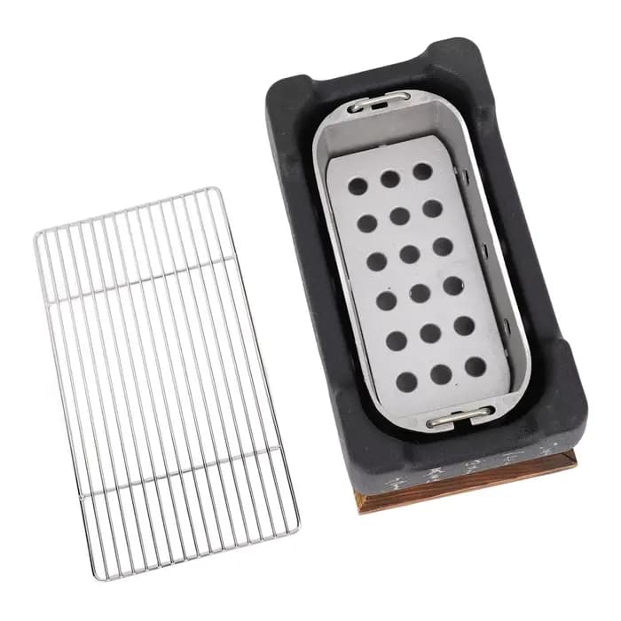 Poêle à Barbecue japonais rectangulaire au charbon de bois