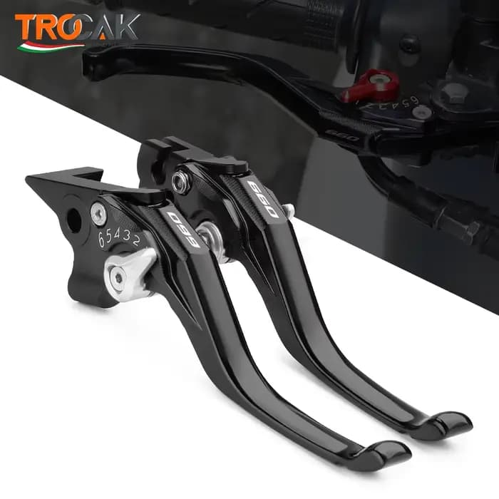 Accessoires pour moto Aprilia RS660 Tuono 660 2020 2021-2024, leviers de frein et d'embrayage courts CNC de haute qualité