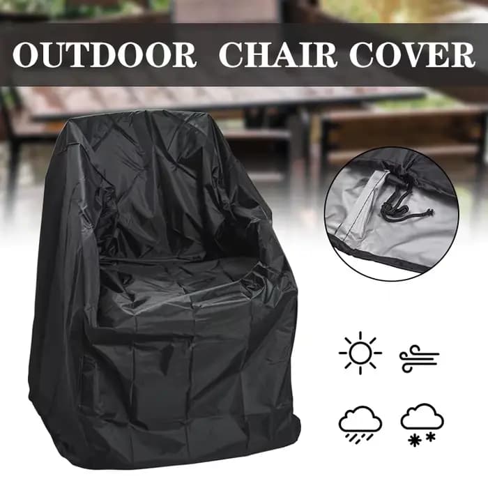Housse de protection pour chaise de jardin extérieure