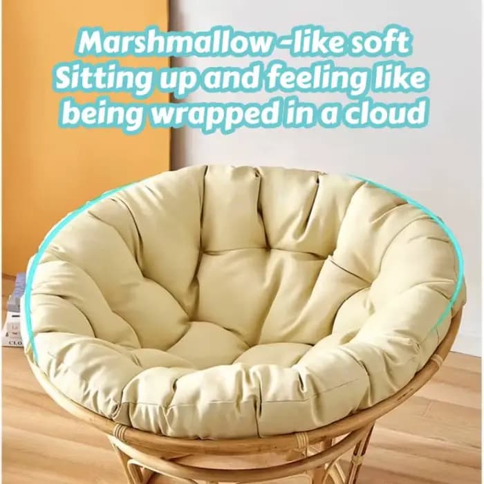 Papasan – coussin de chaise en forme d'œuf