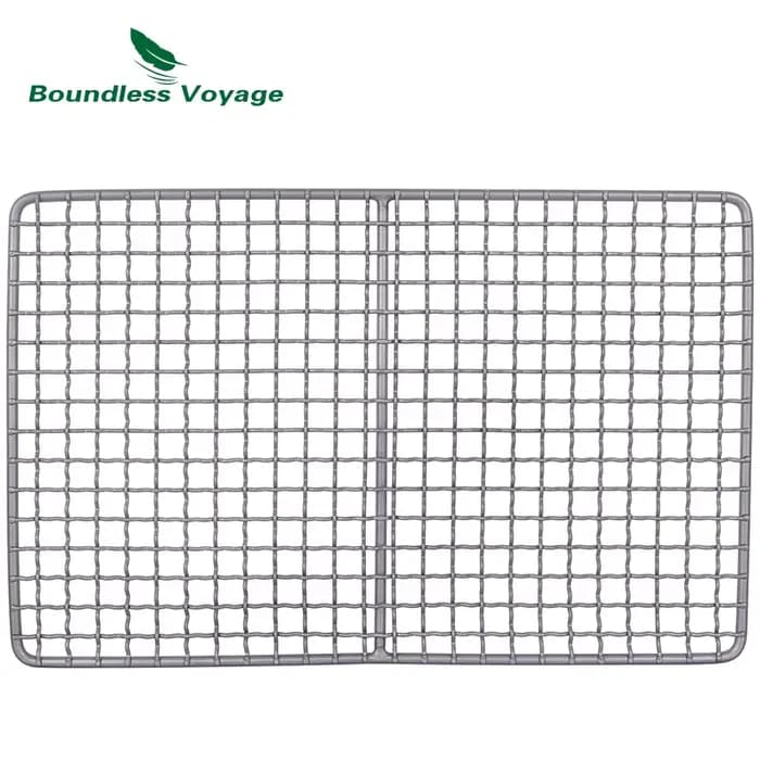 Boundless Voyage Titanium ć Grill avec confrontJOFood Charcoal Carbon BBQ Furnace, Camping en plein air, Pique-nique Britware