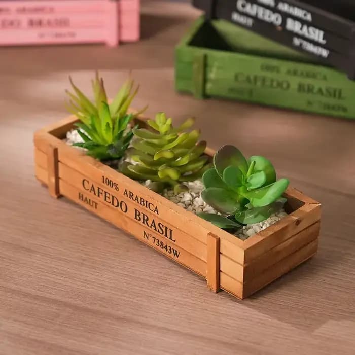 Pot de plantes de jardin rétro