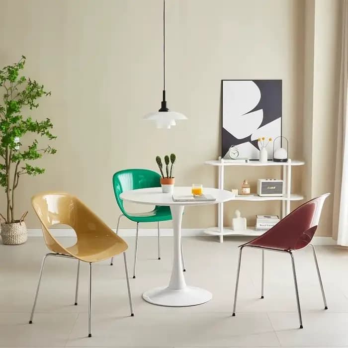 Chaise de dossier Simple en forme d'éventail