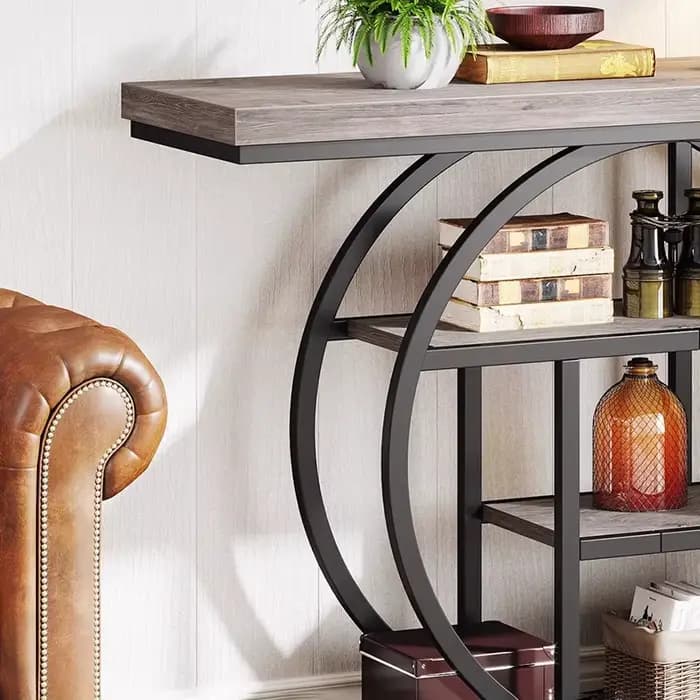 Table console moderne de style mid-century