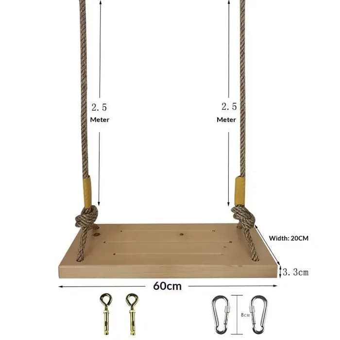 Chaise suspendue d'extérieur robuste