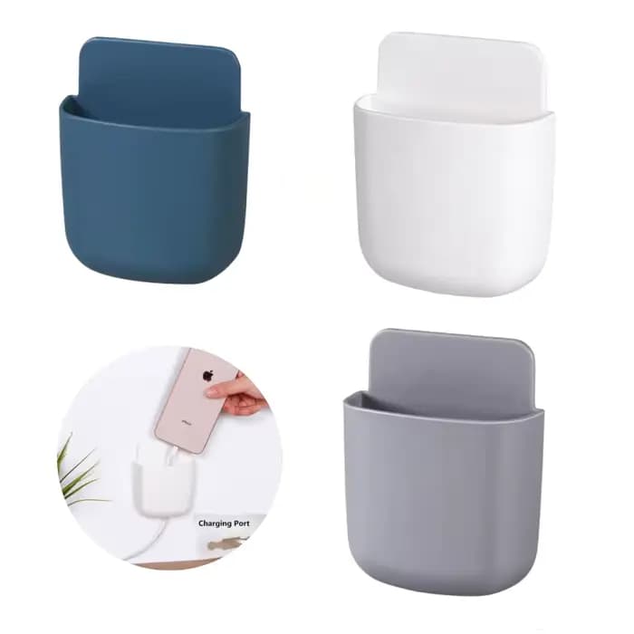 Boîte de rangement murale multifonctionnelle, support de rangement pour téléphone de chevet, télécommande, salon, maison, étagère