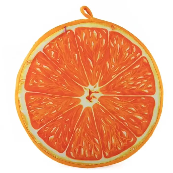 Coussin de siège rond en forme de Fruit