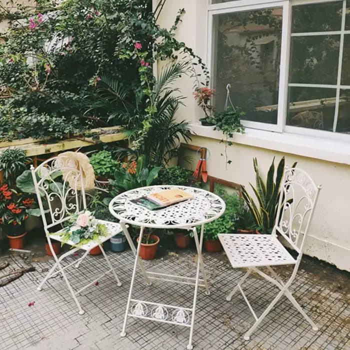 Chaises de jardin pliantes d'extérieur