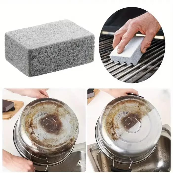 1 pièce Brique de pierre ponce pour nettoyage de barbecue