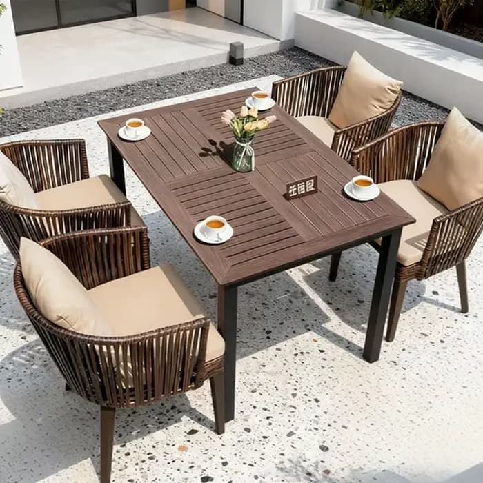 Ensembles de meubles de jardin modernes en bois