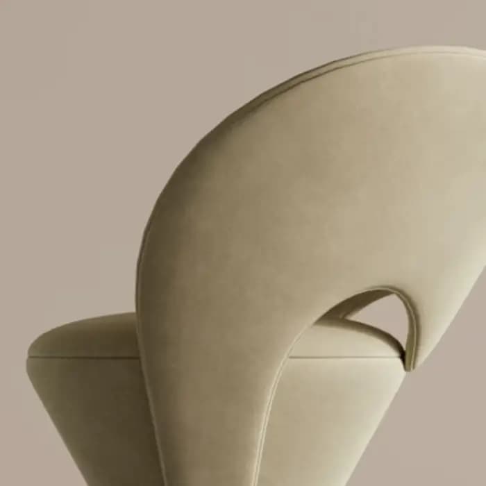 Fauteuil de salon de luxe au design unique