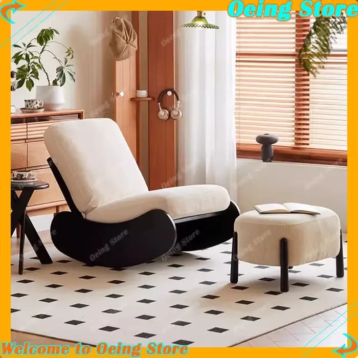 Kawaii nordique chaise à bascule balcon coussin méditation Relax