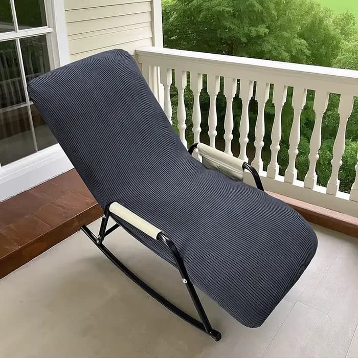 Housse de chaise à bascule nordique douce