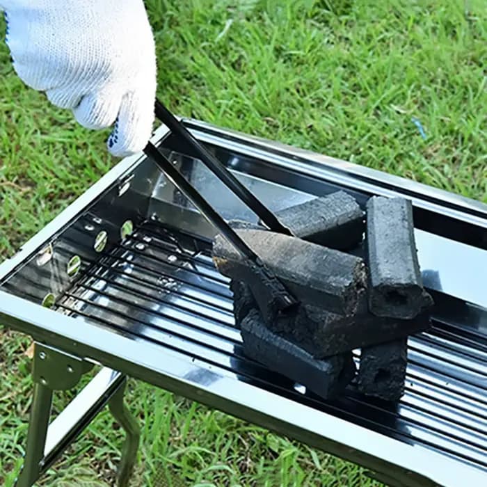 Pince à charbon bois pour Barbecue