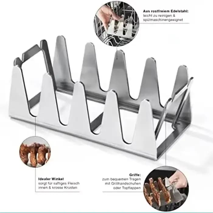 Grille de rôtissage en acier inoxydable T1 pour barbecue