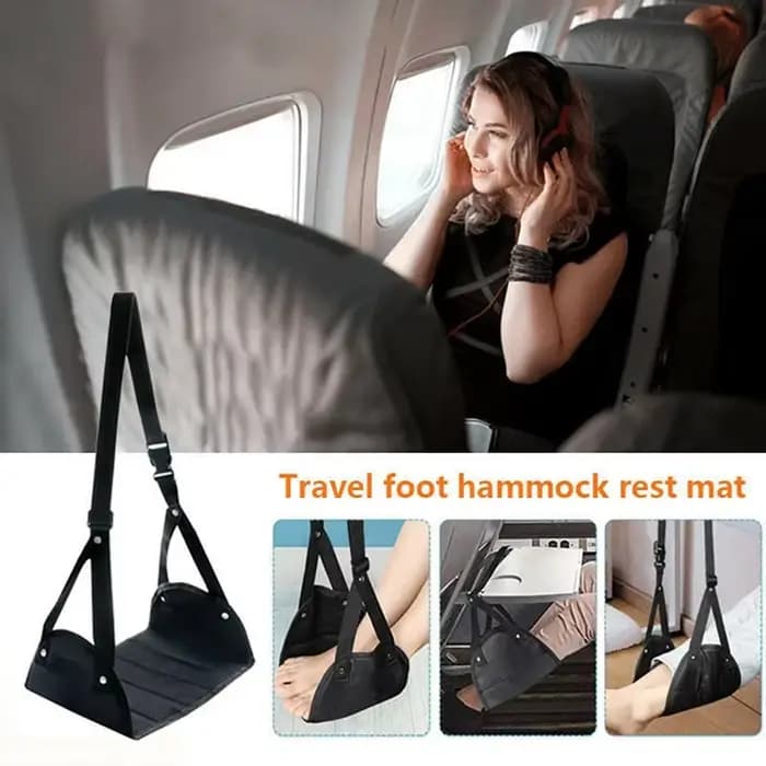 Hamac portable réglable pour les jambes (1-3 pièces) avec repose-pieds confortable pour avion