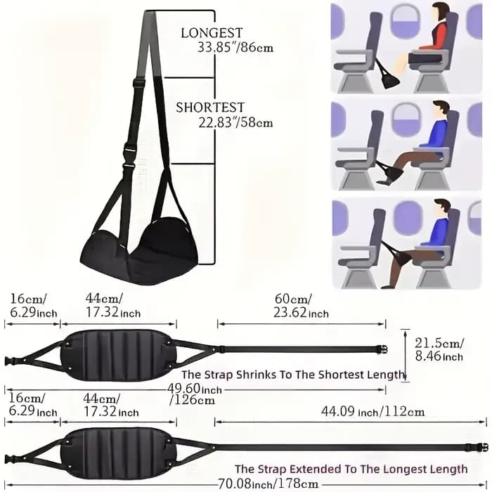 Hamac pour les pieds réglable