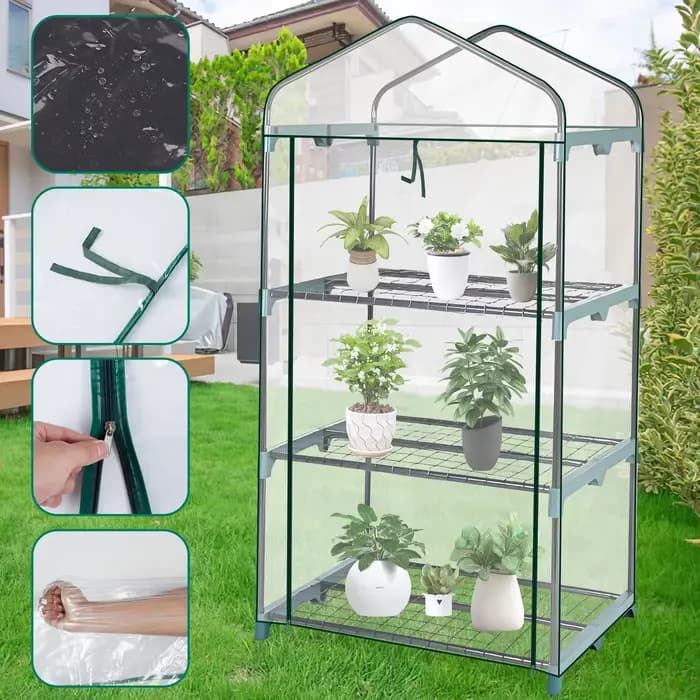 Serre de jardin à 4 niveaux