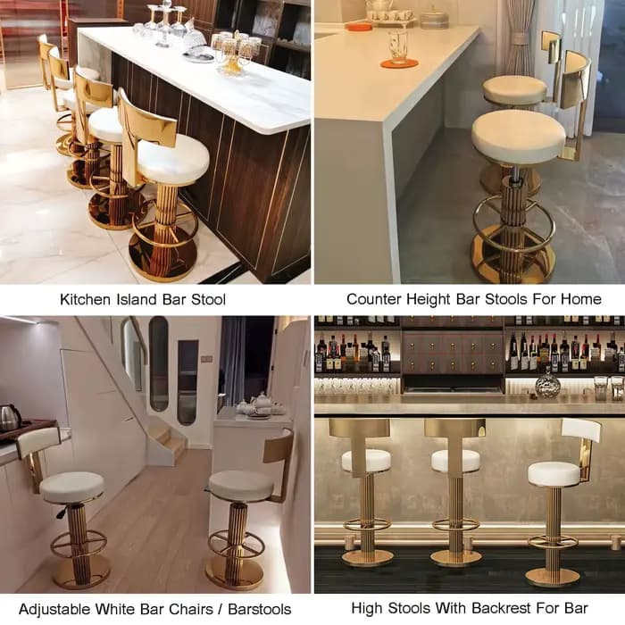 Tabouret de Bar observateur et Moderne, Chaise Haute pour Salon, Salle à Manger, Magasin et Loisirs