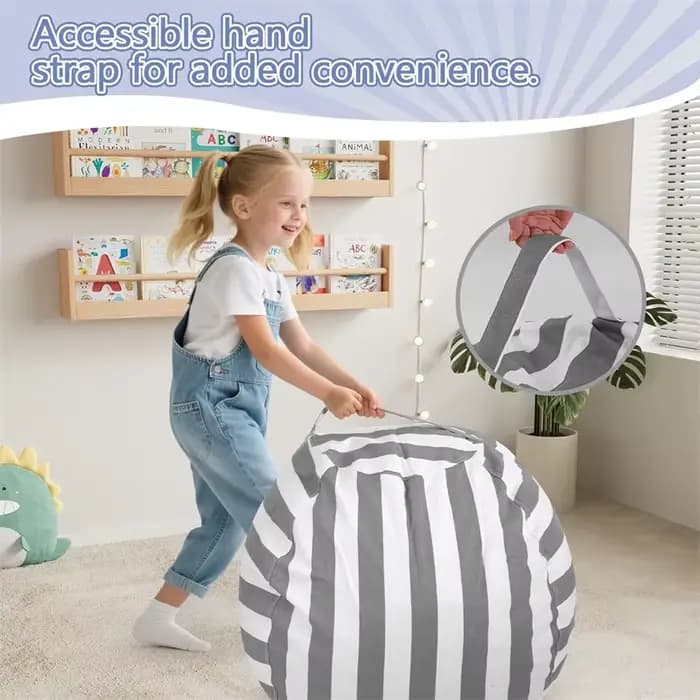 Sac de rangement pour pouf