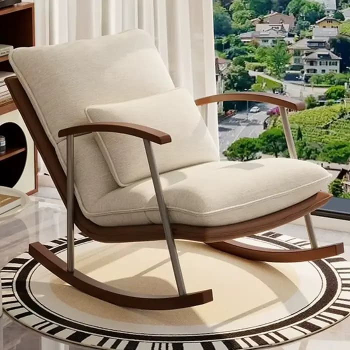 Fauteuils de salon occasionnels style Tatami, Chaise Bauhaus à dossier Saucer, Fauteuils de salon modernes avec support, Sillones, Mobilier de maison