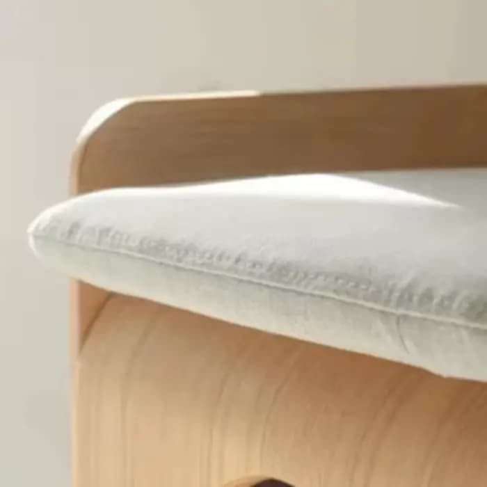 Table d'appoint basse d'angle vintage en bois