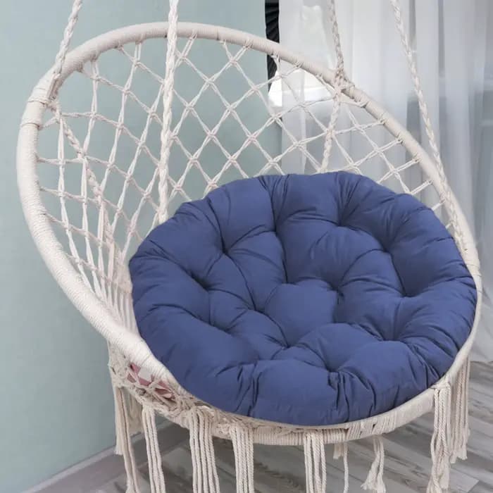 Coussin de siège rond rembourré de 50cm