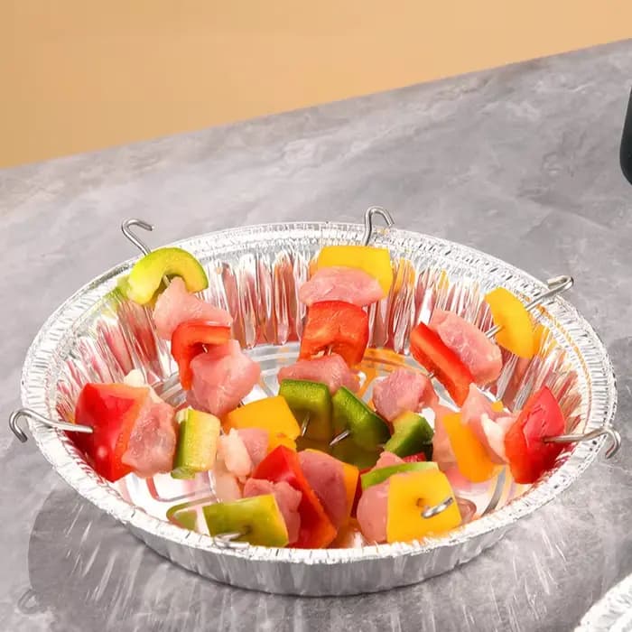 Support vertical en acier inoxydable pour fers à brochettes (12/24/48