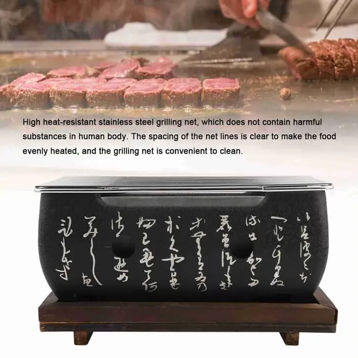 Poêle à Barbecue, four rectangulaire