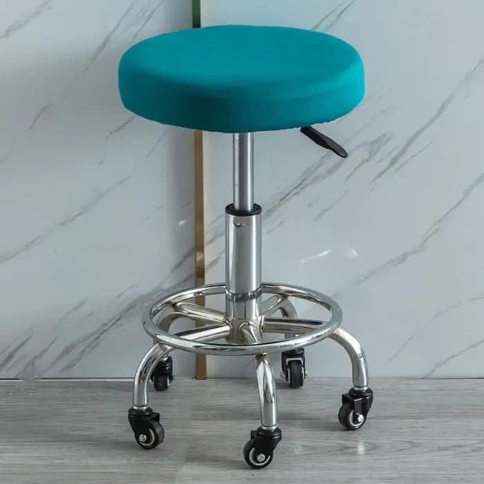 Juste de coussin de chaise ronde élastique