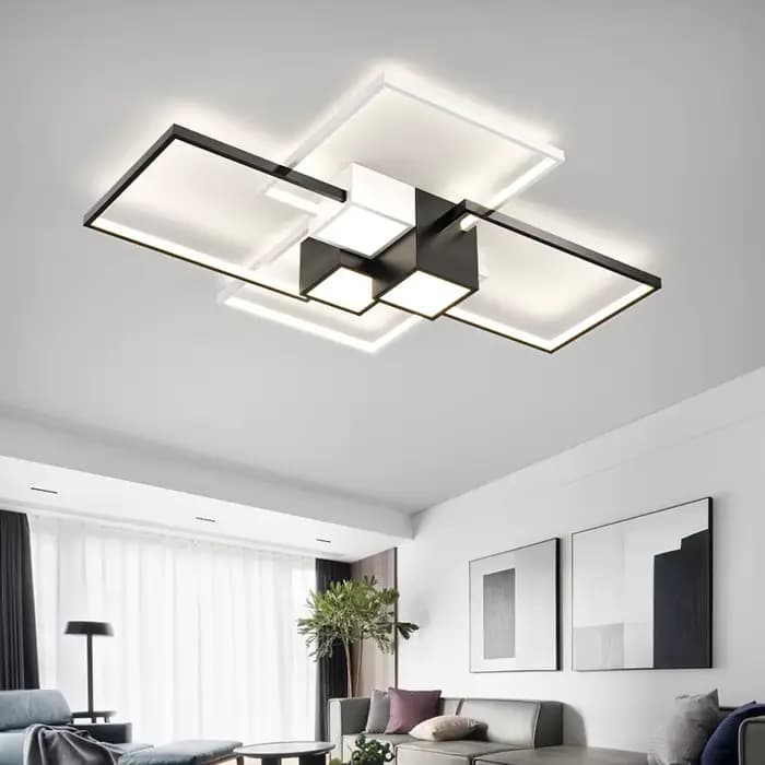 Lampes de salon plafond moderne à LEDs lustre lumière pour salle à manger salle d'étude cuisine Lustre luminaire intérieur suspendu décor