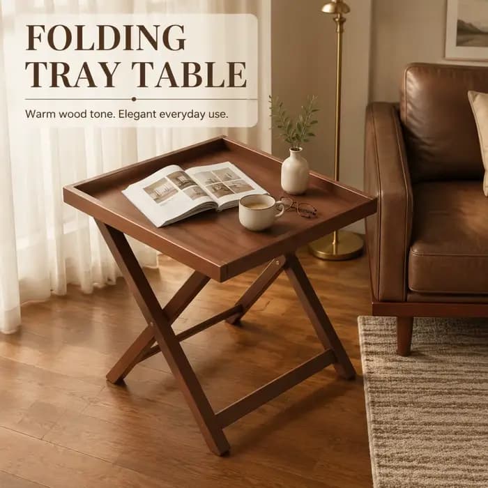 Table d'appoint pliante
