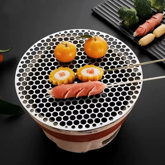 Grille de barbecue simple en acier inoxydable