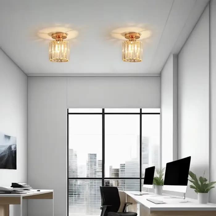 Nouveaux lustres de plafond en cristal, lampe suspendue pour salon, lampe de plafond pour chambre à coucher, lustre de villa, éclairage décoratif pour la pièce