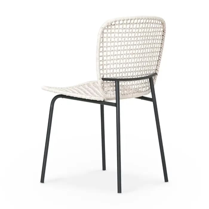Chaises de bistro françaises en rotin