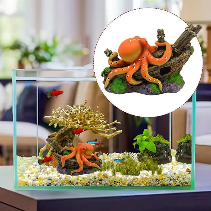 Petite Décoration d'Aquarium de Mer Artificielle, Accessoire de Dessin Animé Miniature, Ornement pour la Maison, Chambre d'Hôtel, 73