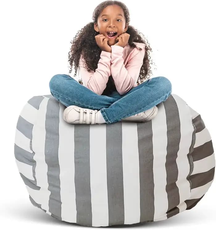 Sac de rangement pour pouf