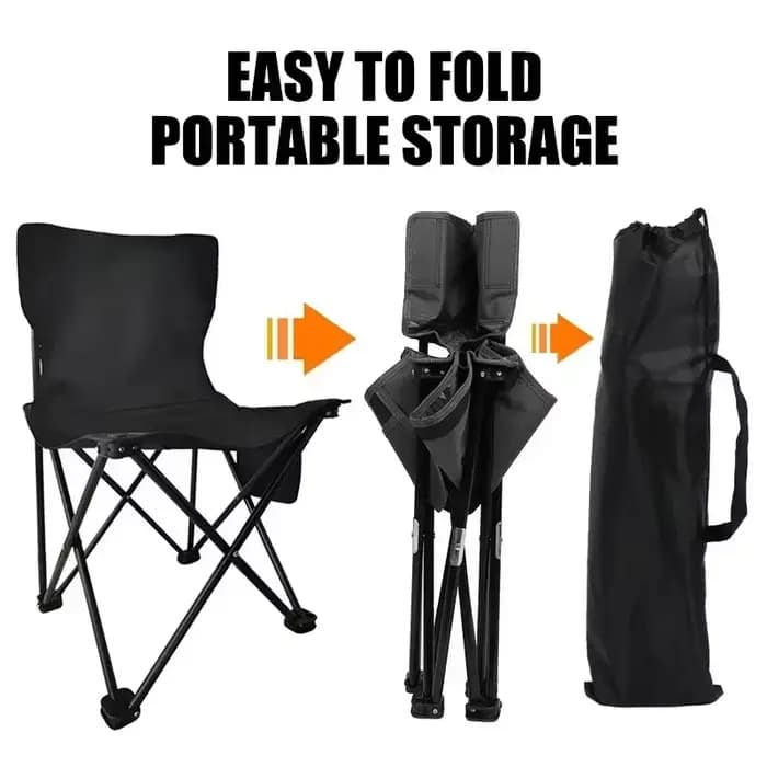 Chaise Pliante Portable d'Extérieur avec Sac de Rangement