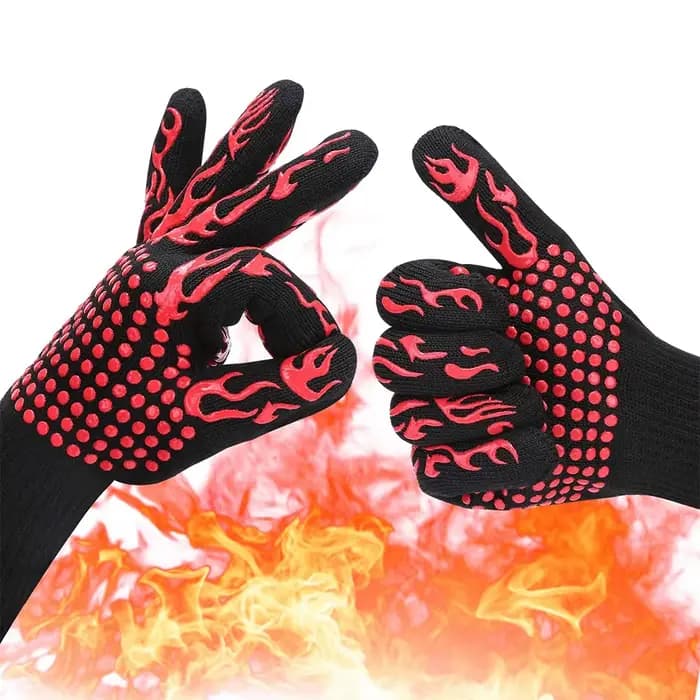 Gants de barbecue résistants à la chaleur