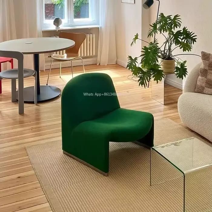 Meubles de luxe légers, simple, canapé, chaise de salon, balcon, moderne, simple, maison, loisirs, chaise de canapé, chaise de colline créative
