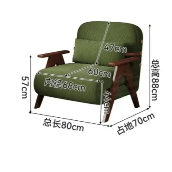Fauteuils de salon pliants sans structure