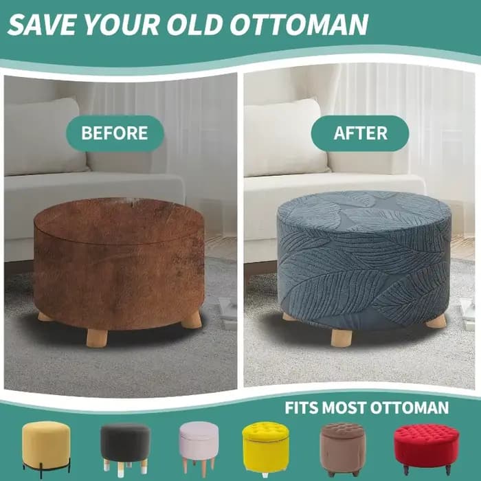 Housses rondes pour pouf