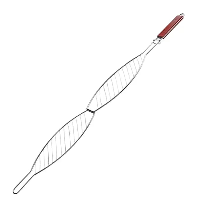 F2 BBQ Grilling panier pliable grand gril support pour Barbecue poisson Portable