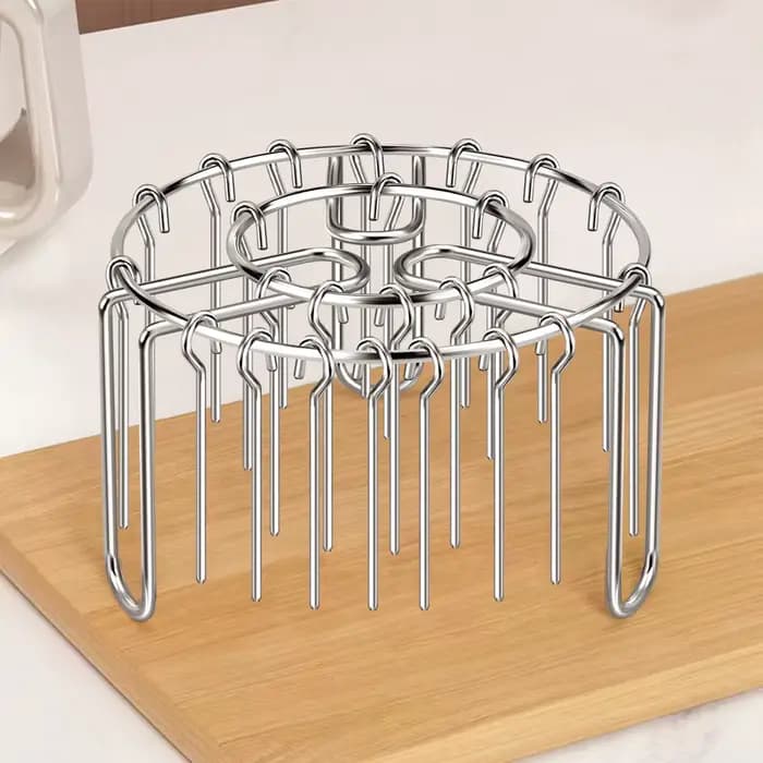 Support vertical en acier inoxydable pour fers à brochettes (12/24/48