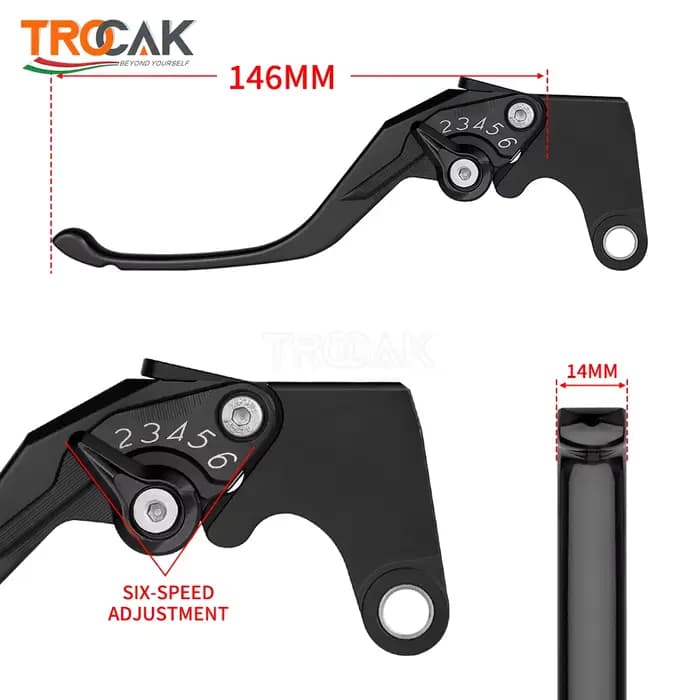 Accessoires pour moto Aprilia RS660 Tuono 660 2020 2021-2024, leviers de frein et d'embrayage courts CNC de haute qualité