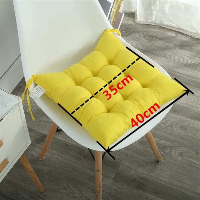 Coussin de siège souple pour chaise carrée