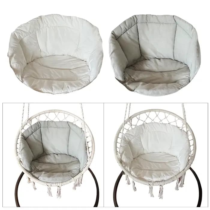 Coussin de chaise suspendue en osier
